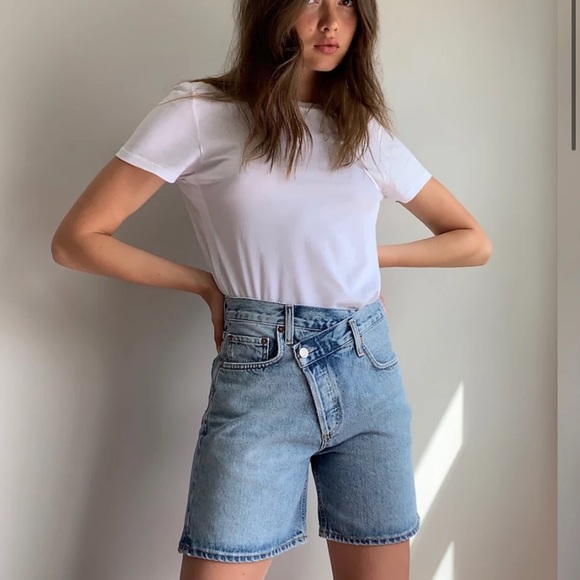 Agolde Criss Cross Short - Picture 4 of 5